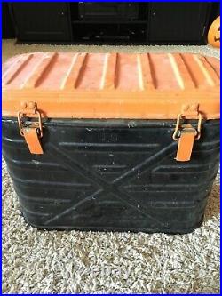 US Military Wyott Corp 1972 Food 1974 Cooler Metal Storage Insulated Container
