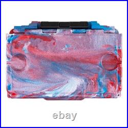 USA Made Camo 60qt Cooler with Wheels and Retractable Handle Frosted Frog