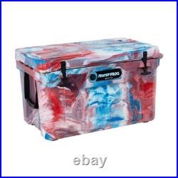 USA Made Rotomolded Camo 45qt Cooler Hard Ice Chest Frosted Frog Rugged