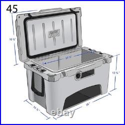 USA Made Rotomolded Camo 45qt Cooler Hard Ice Chest Frosted Frog Rugged