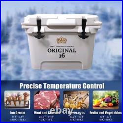 Ultra-Insulated 21Qt Cooler 4Day Ice Life for Extended Camping & RV Adventures
