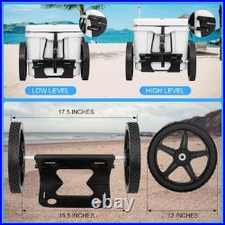 Upgraded Cooler Wheel Kit Ratchet Straps Included