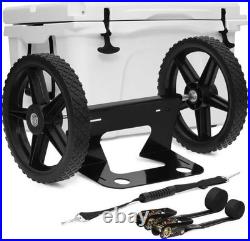 Upgraded Cooler Wheel Kit Ratchet Straps Included