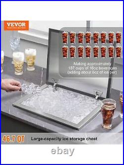 VEVOR Drop In Ice Chest, 20L X 16W X 13H Stainless Steel Ice Cooler