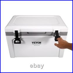 VEVOR Hard Cooler Insulated Portable Cooler 52 Quart 50-Can Capacity Ice Chest