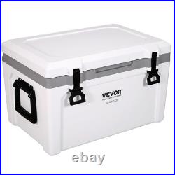 VEVOR Hard Cooler Insulated Portable Cooler 52 Quart 50-Can Capacity Ice Chest