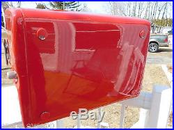 VINTAGE 1955 COCA COLA CANADA PICNIC COOLER WithTRAY ST. THOMAS METAL SIGN RESTORED