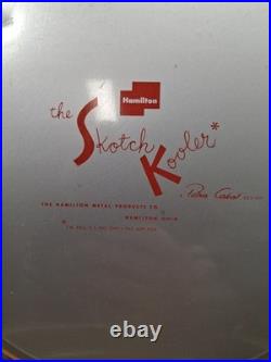VINTAGE 1957 Hamilton Skotch Kooler 4 Gal Deluxe Model 404 Plaid BOX TRYS Flyer