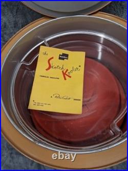 VINTAGE 1957 Hamilton Skotch Kooler 4 Gal Deluxe Model 404 Plaid BOX TRYS Flyer