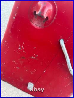 VINTAGE 50'S ACTION MFG METAL COKE COOLER with BOTTLE OPENER MISSING LID USA