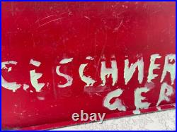 VINTAGE 50'S ACTION MFG METAL COKE COOLER with BOTTLE OPENER MISSING LID USA