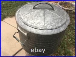 VINTAGE AND extremely RARE 7 GALLON ARCTIC BOY WATER COOLER galvanized metal