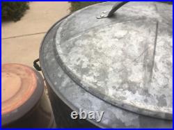 VINTAGE AND extremely RARE 7 GALLON ARCTIC BOY WATER COOLER galvanized metal
