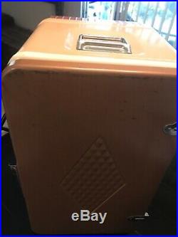 VINTAGE COLEMAN 1960'S RARE BROWN TAN ICE Chest / COOLER