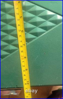 VINTAGE COLEMAN COOLER METAL ICE CHEST DIAMOND LOGO 10x13x18 1960s