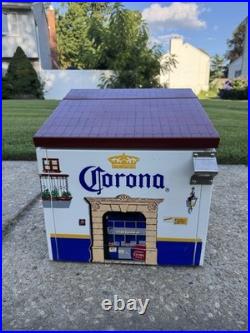 VINTAGE Corona Extra-Save Water Drink Beer Ice Chest Metal Cooler