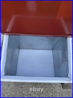 VINTAGE Corona Extra-Save Water Drink Beer Ice Chest Metal Cooler