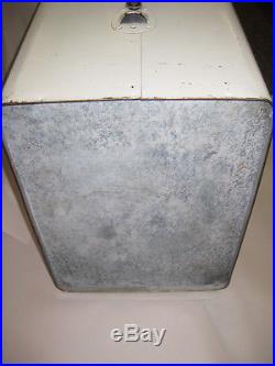 VTG 1950's Metal 7 UP Cooler by Progress Refrigerator Co withBottle Opener