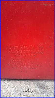 VTG 1950s COCA-COLA Metal Ice Chest Cooler & Tray, Progress Refrigerator Co. USA