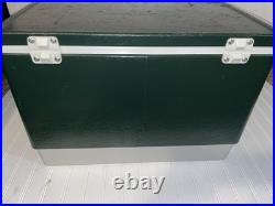 VTG COLEMAN COOLER Metal Green Cooler Supernatural 1978 Distressed Scratched