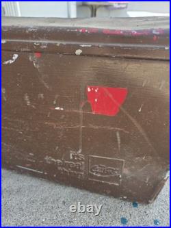 VTG Coke A Cola Metal Ice Chest Cooler 1960s Its The Real Thing Rare