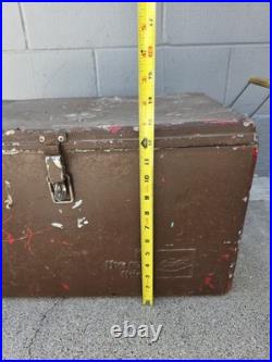 VTG Coke A Cola Metal Ice Chest Cooler 1960s Its The Real Thing Rare
