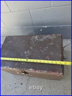 VTG Coke A Cola Metal Ice Chest Cooler 1960s Its The Real Thing Rare