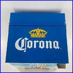 VTG Corona Beer Cooler Metal Ice Chest Bottle Opener Extra Light Original Mexico