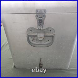 VTG Drink Pepsi Cola 1950s Aluminum Ice Chest Picnic Travel Metal Carry Cooler