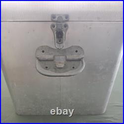 VTG Drink Pepsi Cola 1950s Aluminum Ice Chest Picnic Travel Metal Carry Cooler