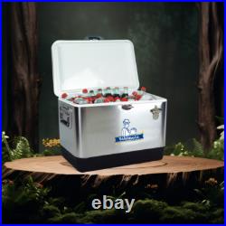 VTG Ice Cooler Box Ss Yakimoto 54QT for Camping RV Hiking Picnic Party BBQ RV