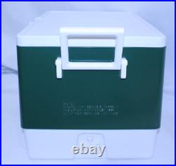 VTG NOS Coleman K-44 Metal Cooler Camping Ice Chest 44qt Green 58-07 1977 USA NY