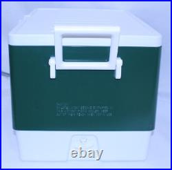 VTG NOS Coleman K-44 Metal Cooler Camping Ice Chest 44qt Green 58-07 1977 USA NY