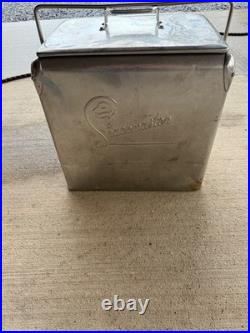 Very Rare, Vintage Snackmaster Cooler 1950s Stainless Steel Very Rare