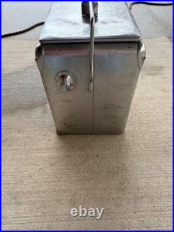 Very Rare, Vintage Snackmaster Cooler 1950s Stainless Steel Very Rare