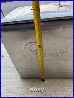 Very Rare, Vintage Snackmaster Cooler 1950s Stainless Steel Very Rare