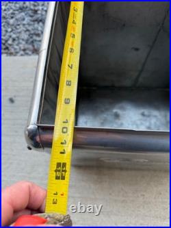 Very Rare, Vintage Snackmaster Cooler 1950s Stainless Steel Very Rare