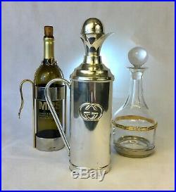 Vinage Gucci Wine Cooler Double Wall Highly Attractive Barware Collectible
