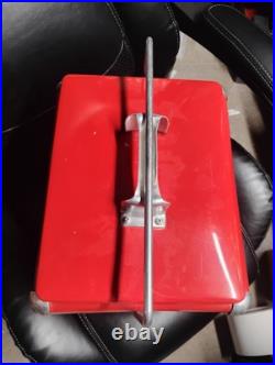 Vintage 1940s-1950s Acton MFG Co Coca Cola Metal Cooler Collectible