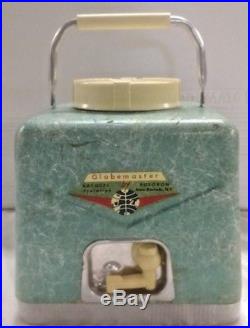 Vintage 1950 Globmaster Vacucel Poloron Styrofoam Picnic Jug Cooler Thermos A02