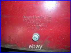 Vintage 1950's Coca-cola Metal Cooler Ice Chest With Opener And Drain Spout
