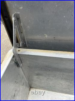 Vintage 1950's Embossed 7Up Aluminum Metal Cooler Ice Chest