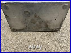 Vintage 1950's Embossed 7Up Aluminum Metal Cooler Ice Chest