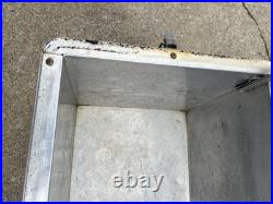 Vintage 1950's Embossed 7Up Aluminum Metal Cooler Ice Chest