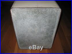 Vintage 1950's Metal 7 UP Cooler by Progress Refrigerator Co withBottle Opener