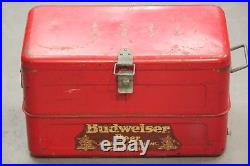 Vintage 1950's Metal Budweiser Cooler