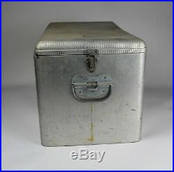 Vintage 1950's PEARL XXX Aluminum Metal Beer Picnic Cooler