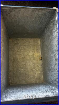 Vintage 1950's PEPSI Blue PEPSI-COLA Picnic Metal Ice Chest Cooler with Tray