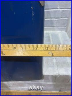 Vintage 1950's PEPSI Blue PEPSI-COLA Picnic Metal Ice Chest Cooler with Tray Vintage 1950's PEPSI Blue PEPSI-COLA Picnic Metal Ice Chest Cooler with Tray