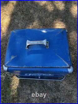 Vintage 1950's PEPSI Blue PEPSI-COLA Picnic Metal Ice Chest Portland Oregon